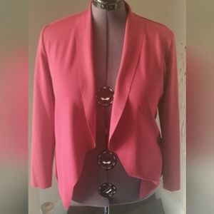 Red Open Front Jacket